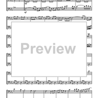 Suite No. 3 in C - Score