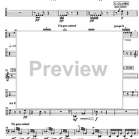 Destin (Symphonie à trois pour un drame) - Percussion