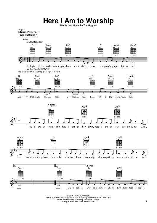 Here I Am To Worship