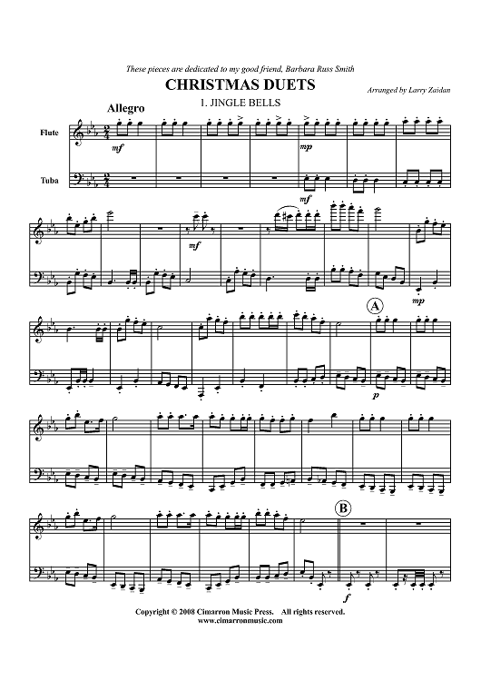 Christmas Duets - Score