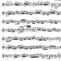Sonata Op. 5 No. 1 - Violin 1