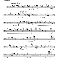 Suite from ''The Nutcracker''. Marche - Trombone 1