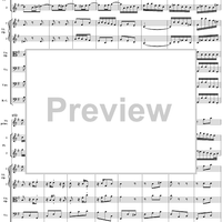 Brandenburg Concerto No. 4: Allegro - Score