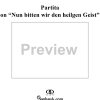 Partita on "Nun bitten wir den heilgen Geist"
