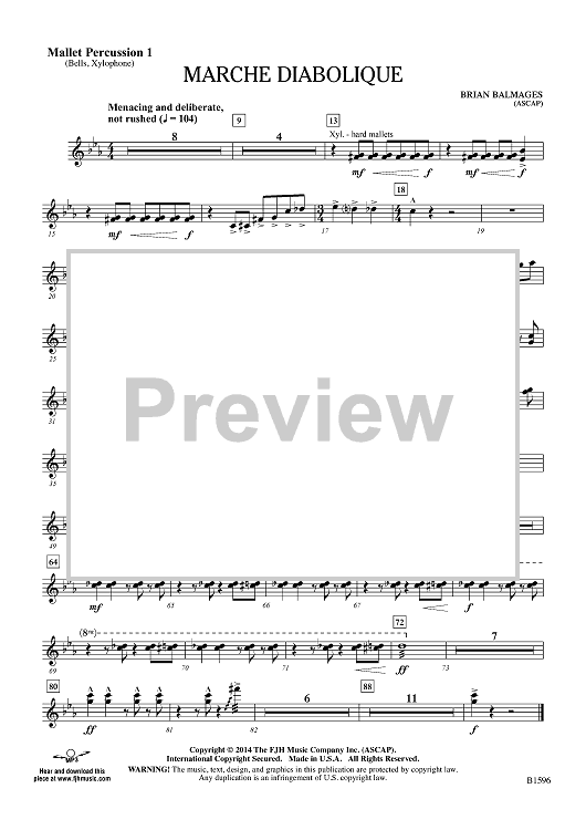 Marche Diabolique - Mallet Percussion 1