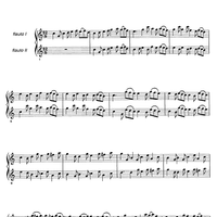 Pastorale and Rondeau - Score