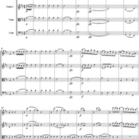 String Quartet No. 21, Movement 3 - Score