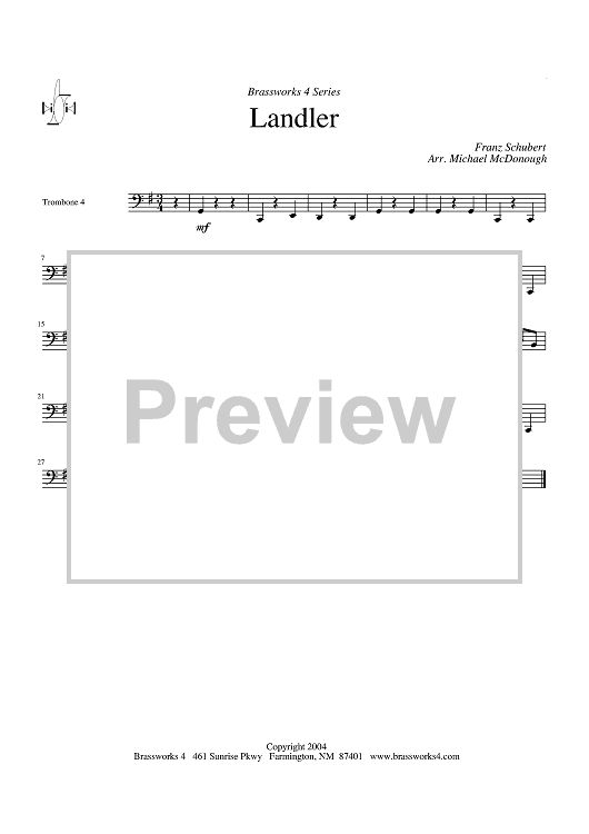 Ländler - Trombone 4