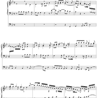 Das Jesulein soll doch mein Trost, fughetta, from "Kirnberger's Collection", BWV702