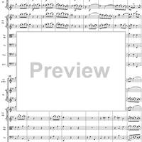 Brandenburg Concerto No. 4: Andante - Score