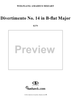 Divertimento No. 14 in B-flat major, K270 - Full Score