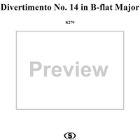 Divertimento No. 14 in B-flat major, K270 - Full Score