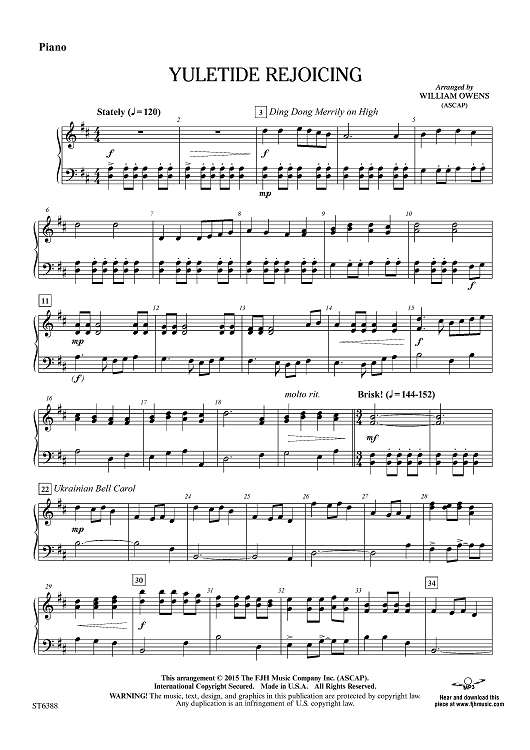 Yuletide Rejoicing - Piano