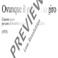 Ovunque il guardo io giro - Choral Score