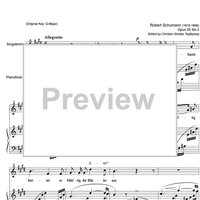 Der Nussbaum Op.25 No. 3