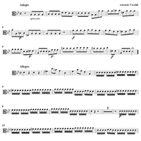 Concerto in G Minor    - from "L'Estro Armonico" - Op. 3/2  (RV578) - Viola 2