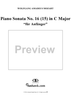 Piano Sonata No. 16 (15) in C Major, "für Anfänger," K545