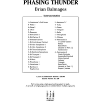 Phasing Thunder - Score Cover