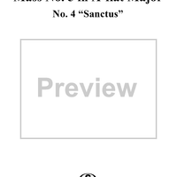 Mass No. 5 in A-flat Major, D678, No. 4: Sanctus