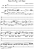 Piano Trio No. 2 in G Major K496 - Piano Score