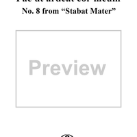 Stabat Mater, No. 8: Fac ut ardeat cor meum