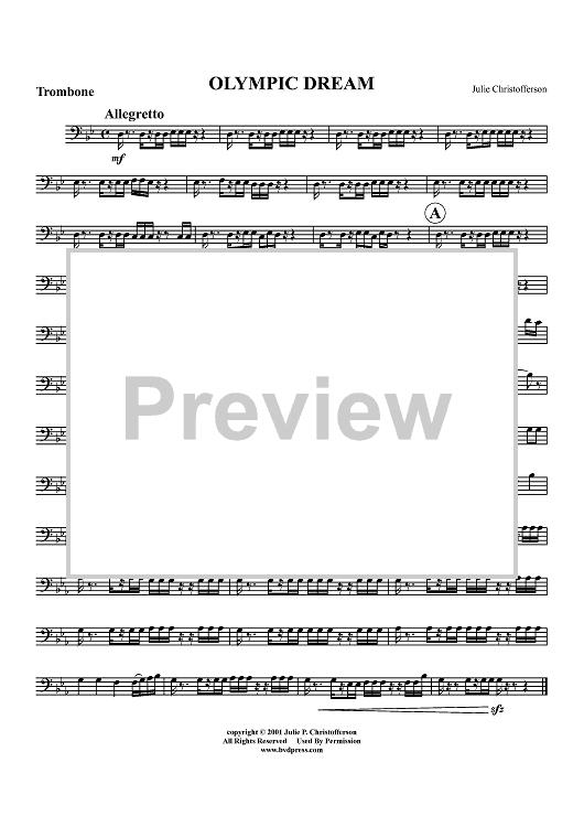 Olympic Dream - Trombone