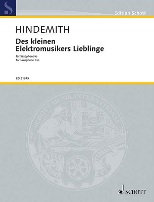 Des kleinen Elekromusikers Lieblinge - Score and Parts
