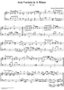 Aria variata in A Minor  (BWV989)