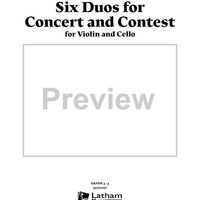 Six Duos for Concert and Contest - Violin