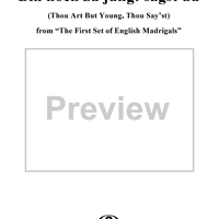 Thou Art But Young, Thou Say'st