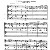 Perché (Warum ist das Licht gegeben) Op.74 - Score