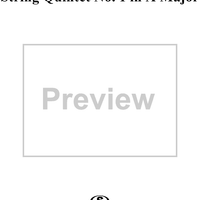 String Quintet No. 1 in A Major, Op. 18 - Cello