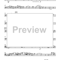Prelude and Fugue for Cello Quartet or Choir - Cello 2