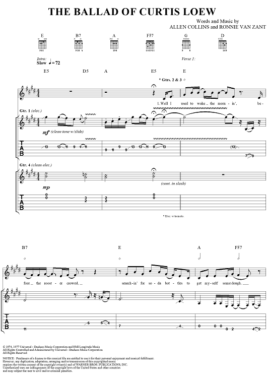 The Ballad of Curtis Loew