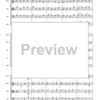 Overture and Bourrée from Il Pastor Fido - Score