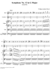 Symphony No. 12 in G Major, K110 - Full Score