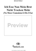 Italienisches Liederbuch, nach Paul Heyse, Part 2, No. 24 - Ich esse nun mein Brot nicht trocken mehr