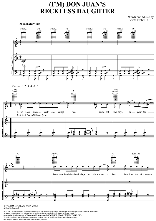 (I'm) Don Juan's Reckless Daughter