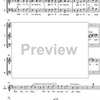 Messe solenne [set of parts] - Score