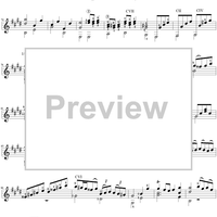 Gavotte in E - Guitar