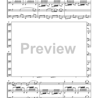 Serenade for Cello Quartet - Score