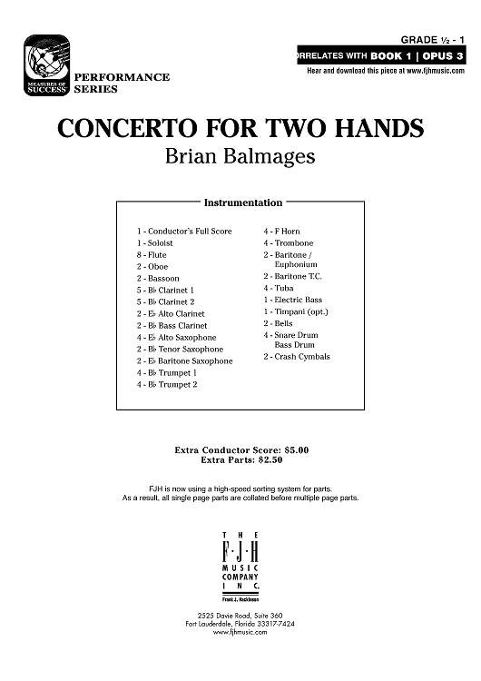 Concerto for Two Hands - Score