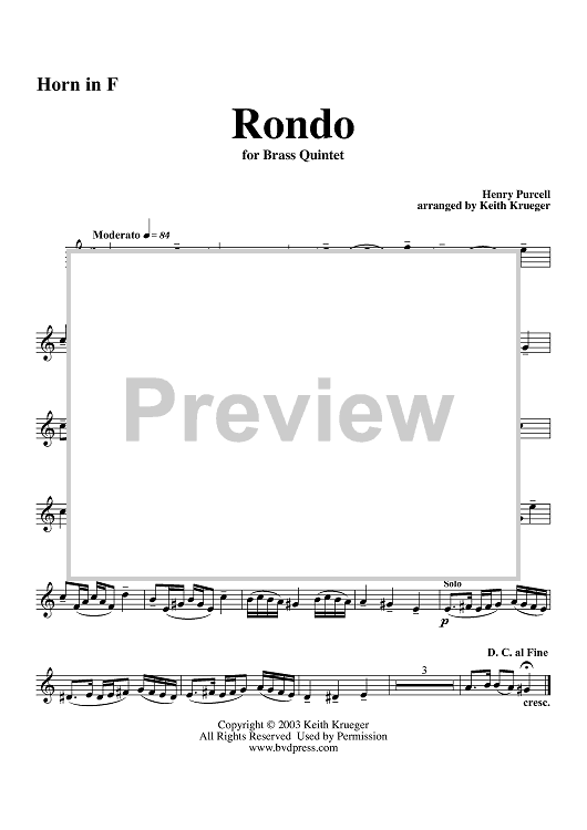 Rondo - Horn