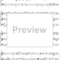 Suite in D Major, Op. 1, No. 4 - Score