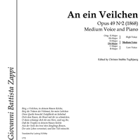 An ein Veilchen Op.49 No. 2