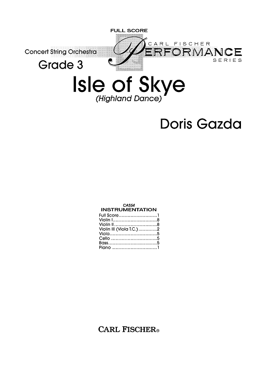Isle of Skye - Score