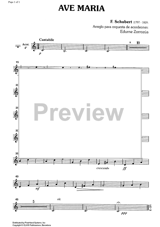 Ave Maria - Accordion 4