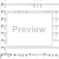 Samson, Act 2, No. 38: "Fix'd in his everlasting seat, Jehovah" - Score