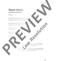 Dame Music - First Violins And Other Soprano Instruments (fl...