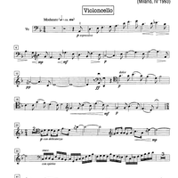 Poema a Macchu Picchu - Cello